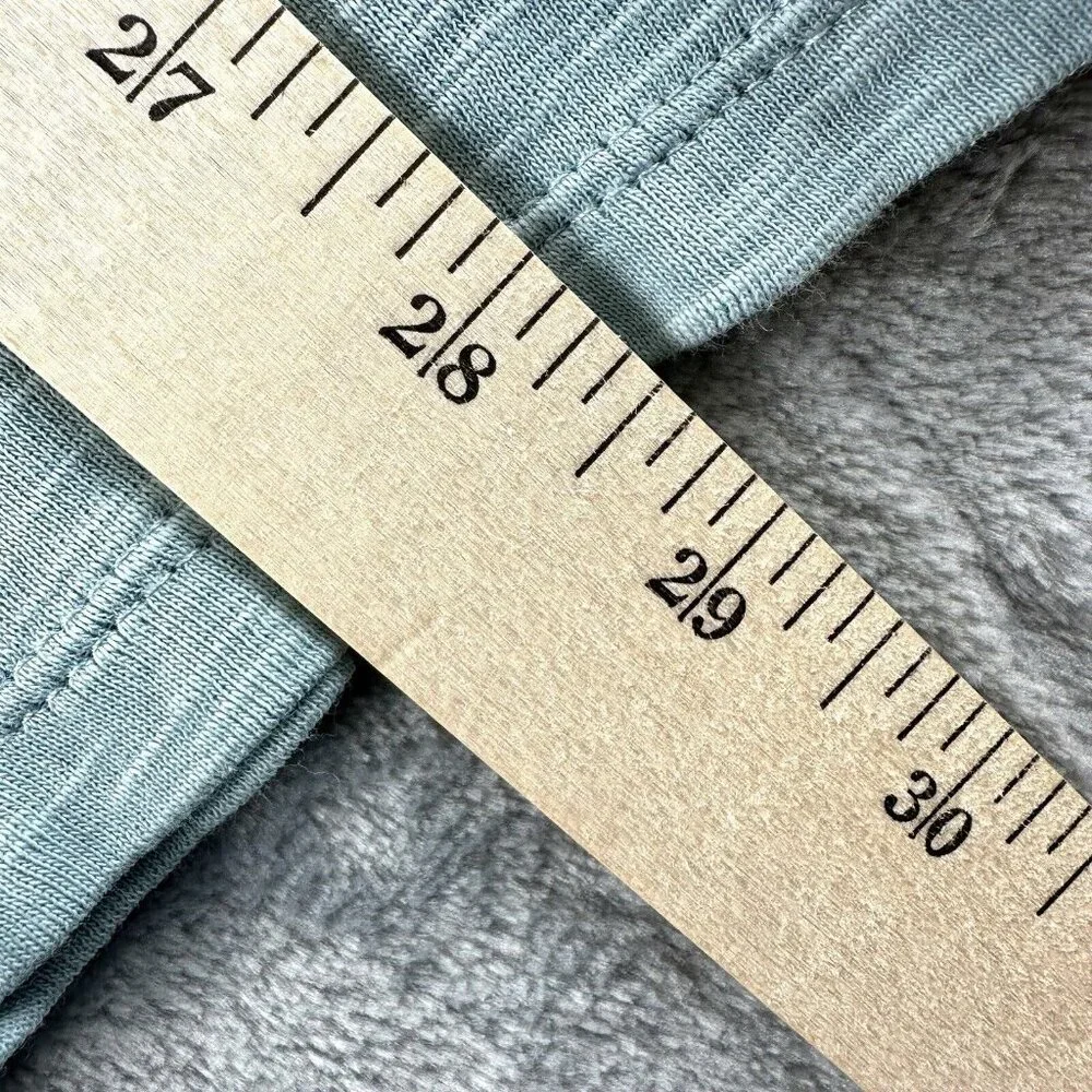 J Jill Pima Center-Pleat Tunic Top Women’s Size Medium LS Blue 100% Pima Cotton - Picture 7 of 9